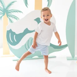 Best Kyte Baby Harem Shorts in Mist