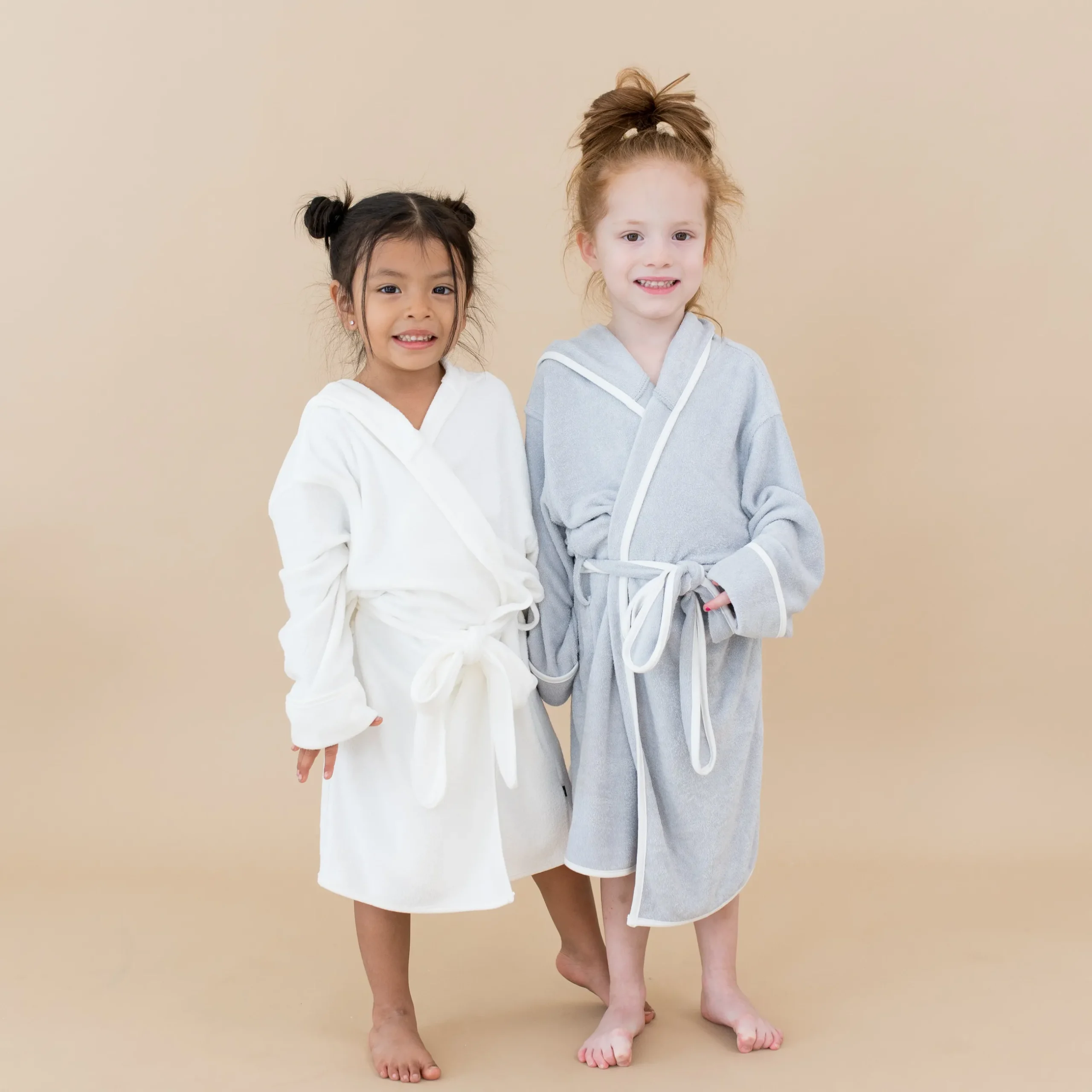 Online Kyte Baby Hooded Bath Robe in Storm with Cloud Trim