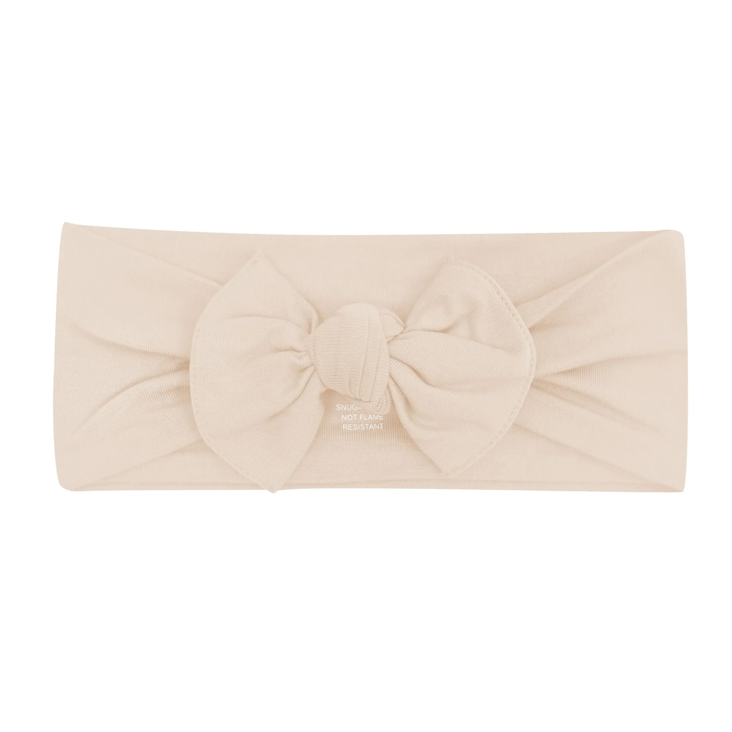 Online Kyte Baby Knotted Bow Headband in Bisque