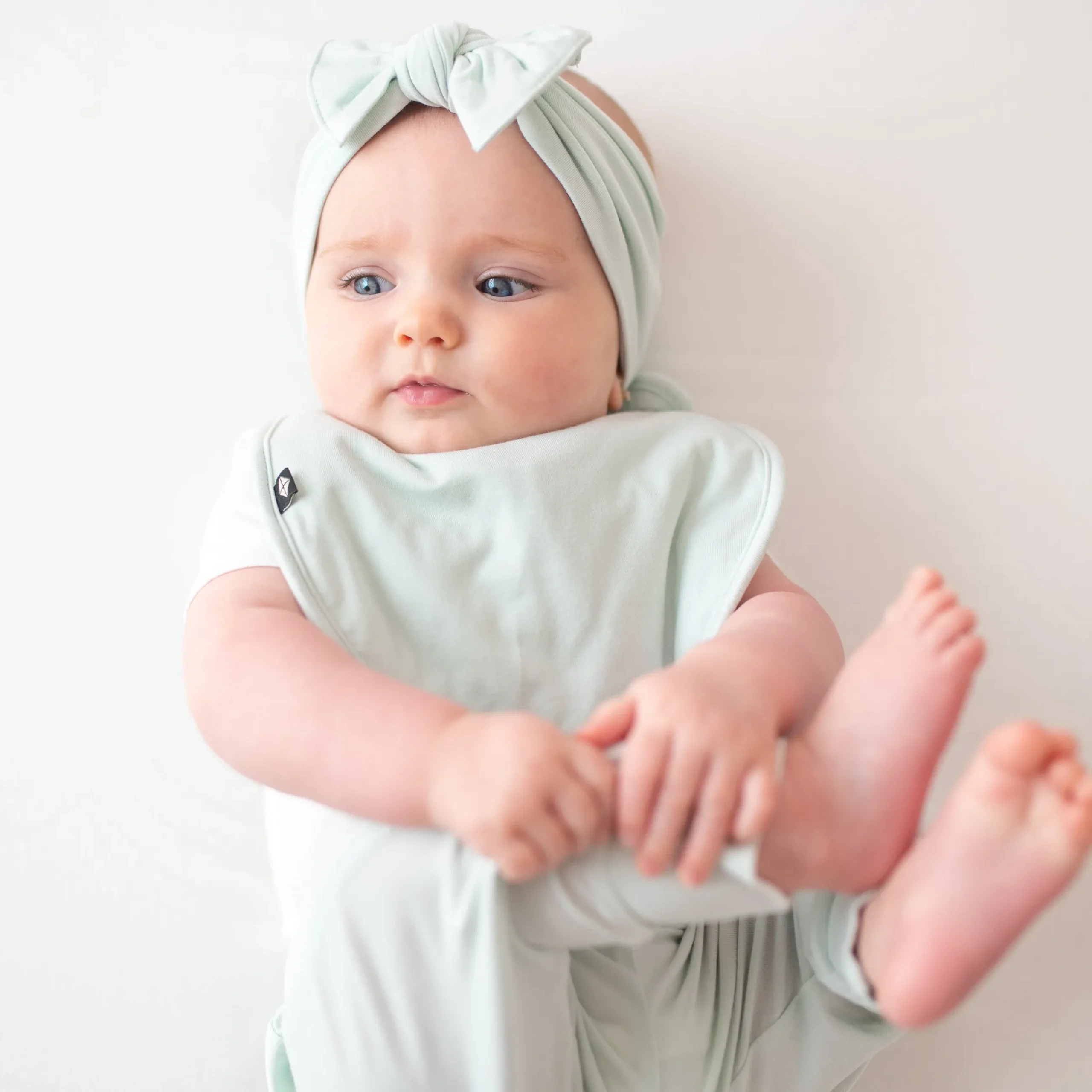 Discount Kyte Baby Knotted Bow Headband in Dew