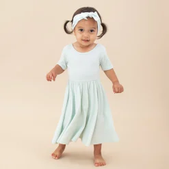 Discount Kyte Baby Knotted Bow Headband in Dew
