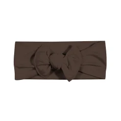 New Kyte Baby Knotted Bow Headband in Espresso