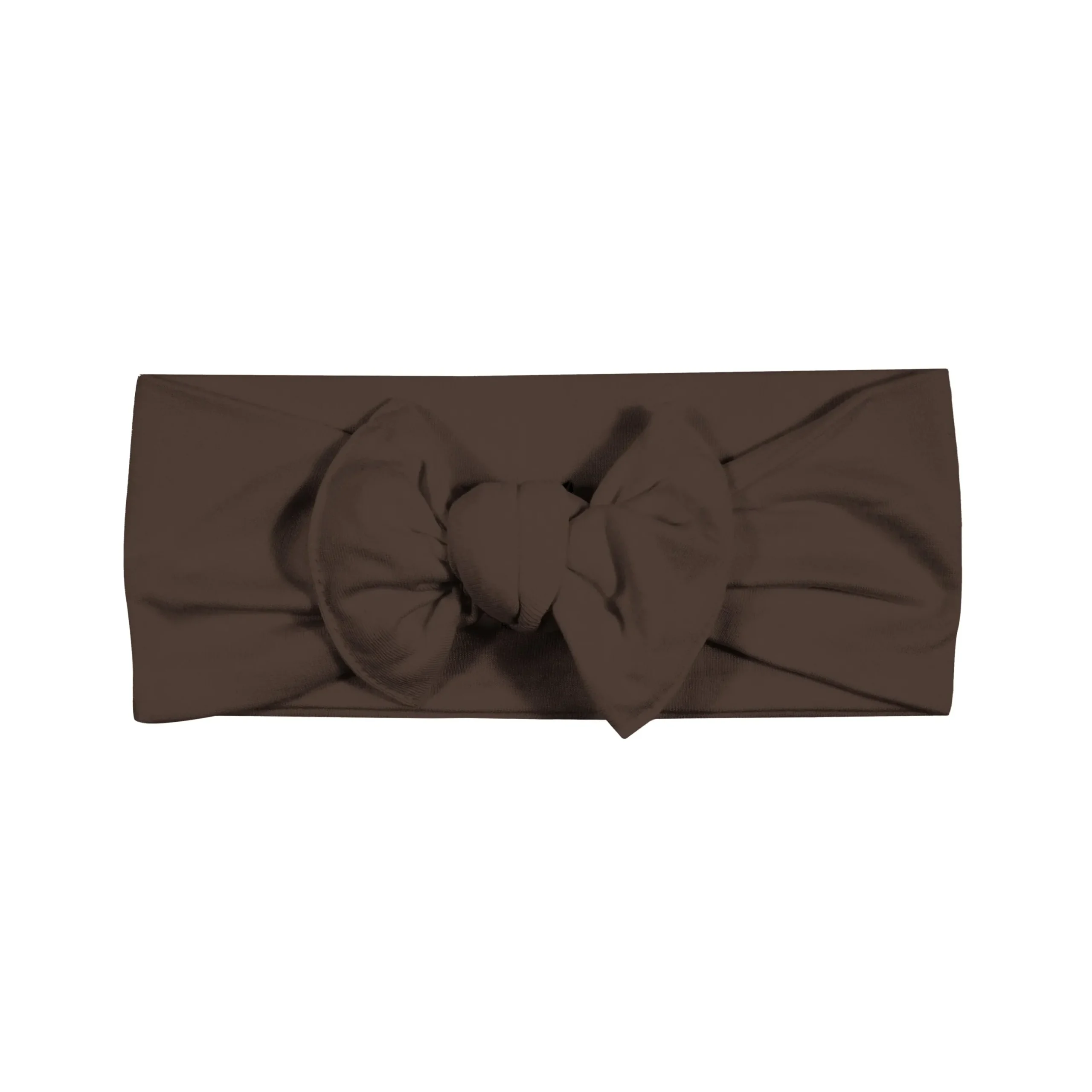 New Kyte Baby Knotted Bow Headband in Espresso