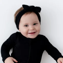 Kyte Baby Knotted Bow Headband in Midnight
