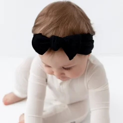 Kyte Baby Knotted Bow Headband in Midnight
