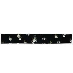 Hot Kyte Baby Knotted Bow Headband in Small Midnight Magnolia
