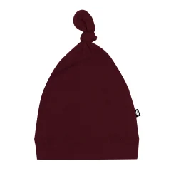 New Kyte Baby Knotted Cap in Burgundy