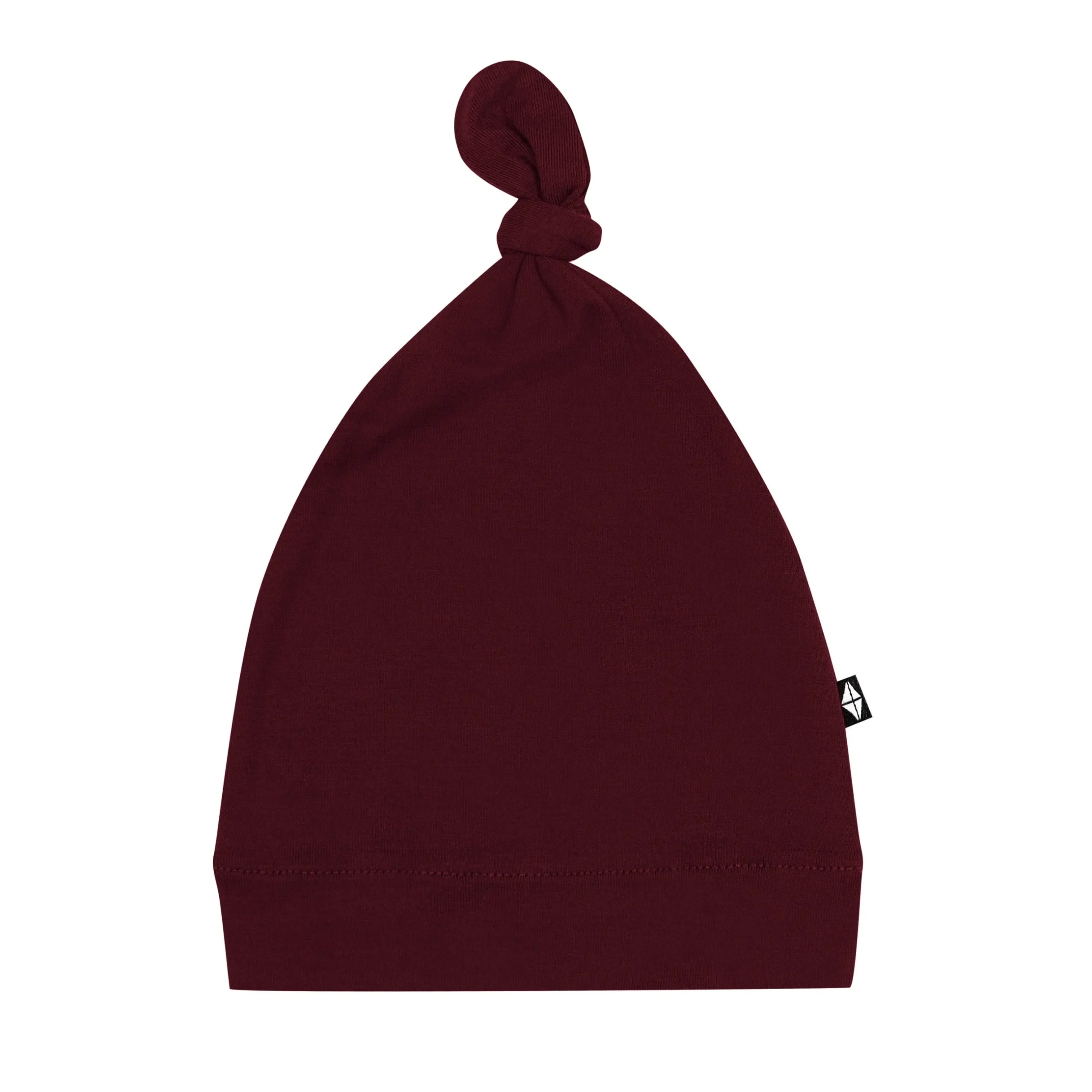 New Kyte Baby Knotted Cap in Burgundy