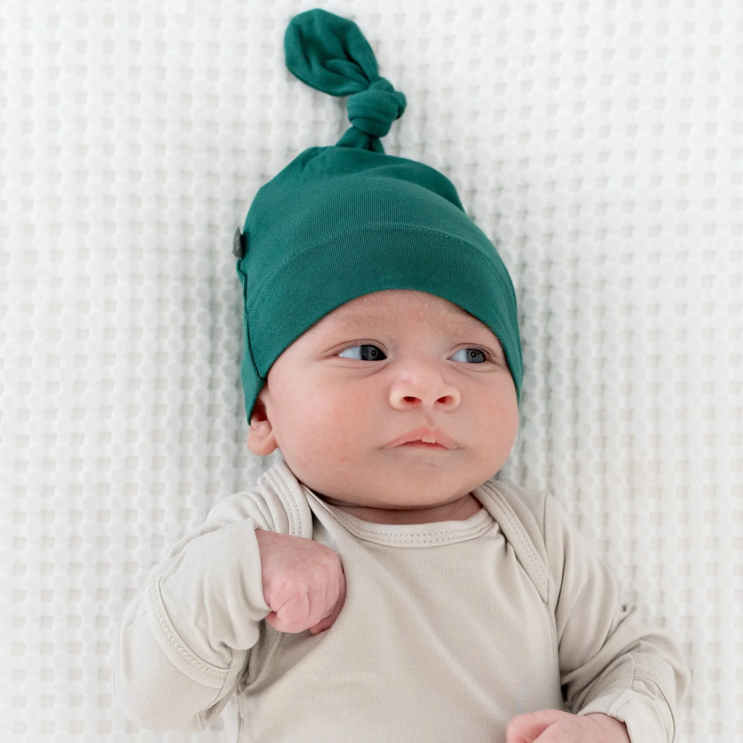 Online Kyte Baby Knotted Cap in Emerald