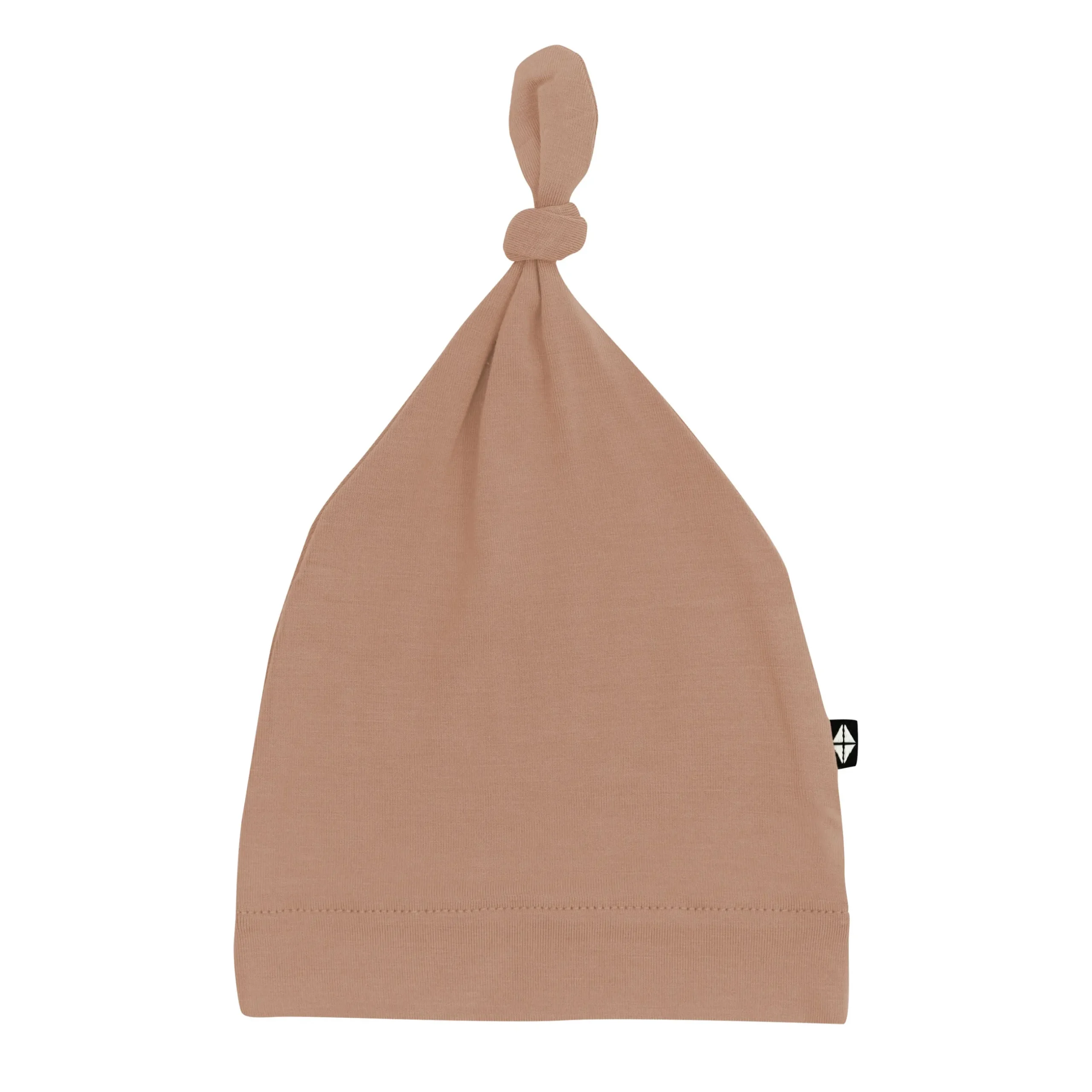 Hot Kyte Baby Knotted Cap in Latte