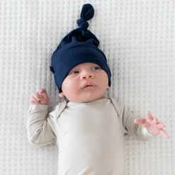 Best Kyte Baby Knotted Cap in Navy