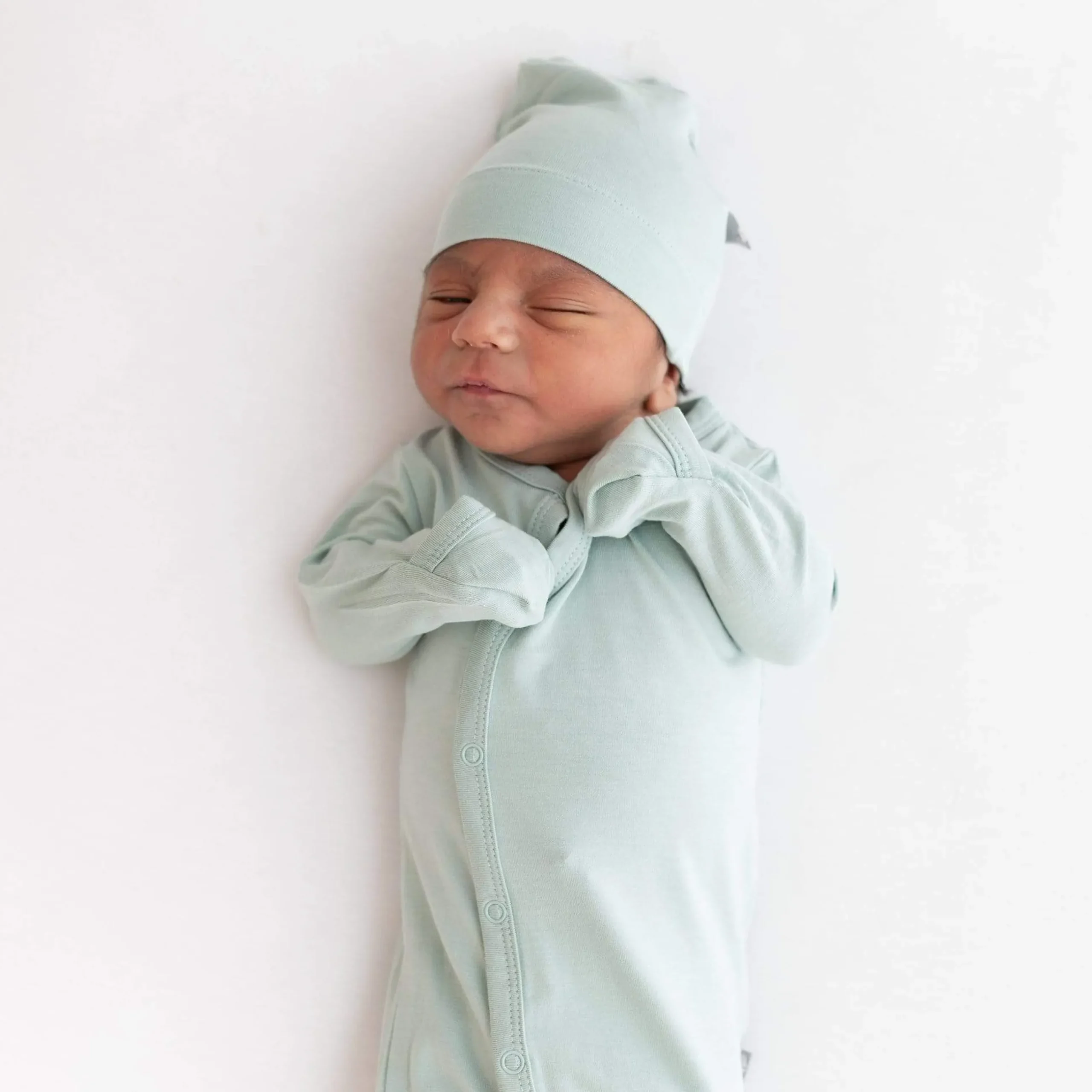 Outlet Kyte Baby Knotted Cap in Sage
