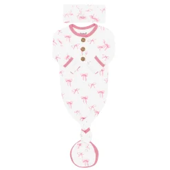 Best Kyte Baby Knotted Gown with Set in Bow