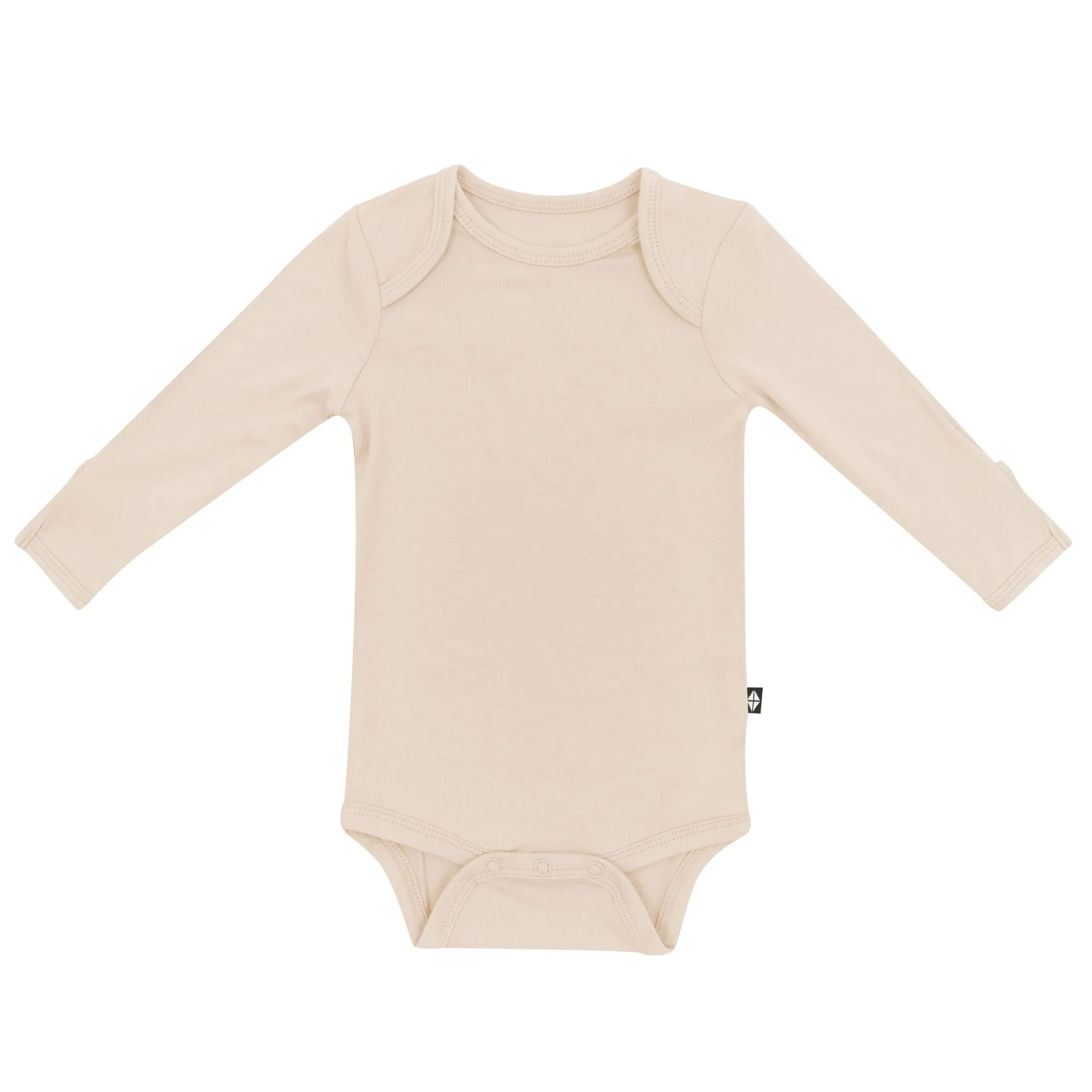 Online Kyte Baby Long Sleeve Bodysuit in Bisque