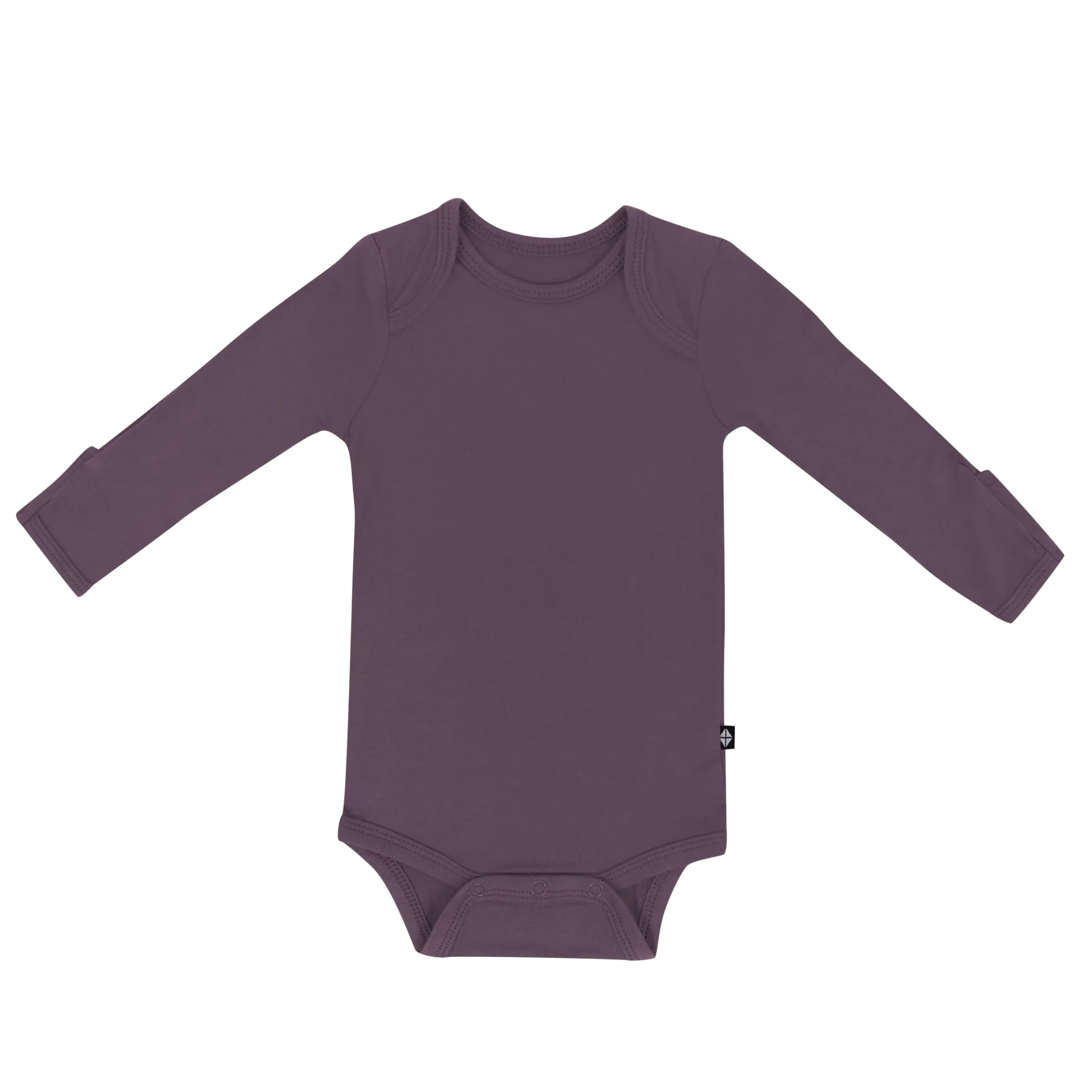 Clearance Kyte Baby Long Sleeve Bodysuit in Currant