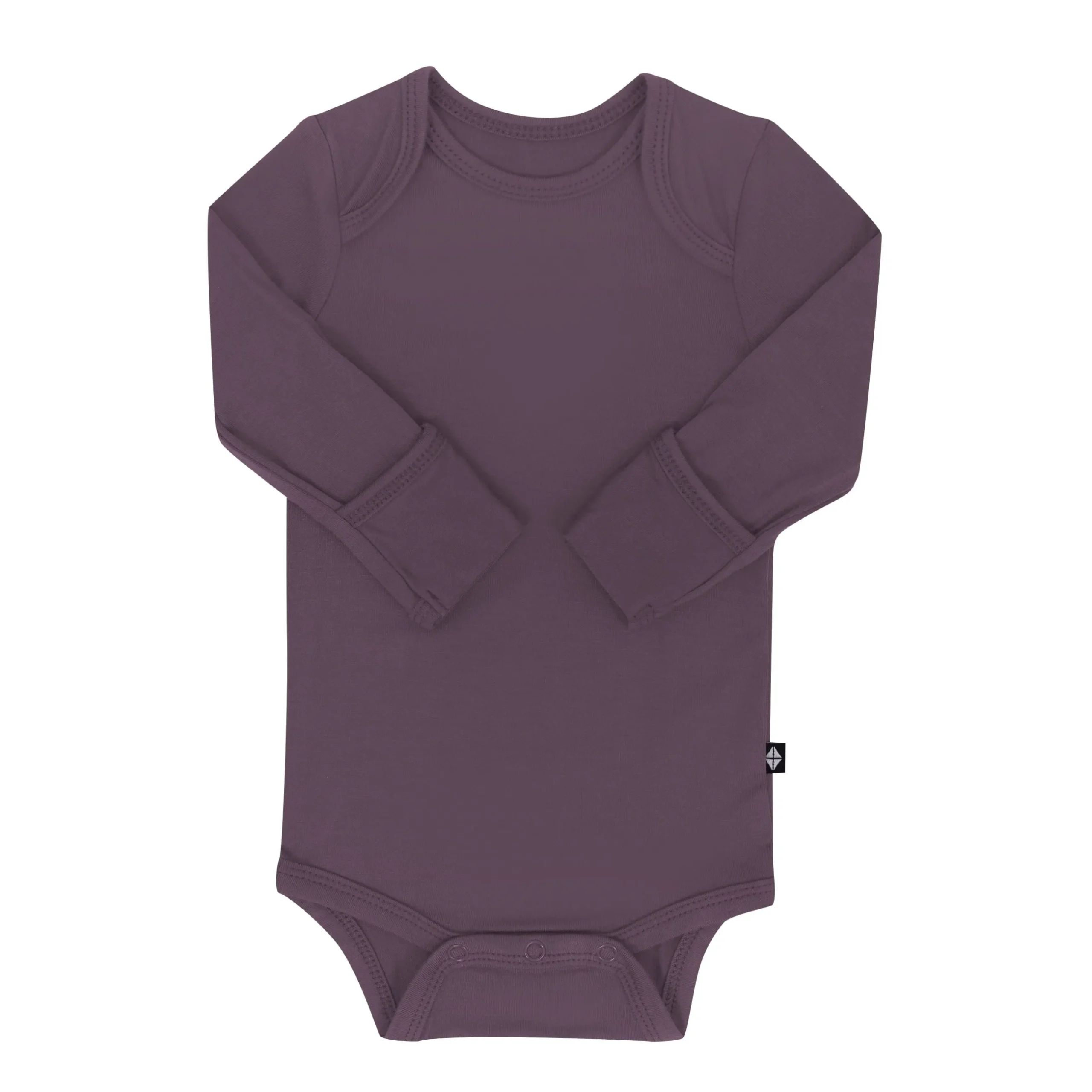 Clearance Kyte Baby Long Sleeve Bodysuit in Currant