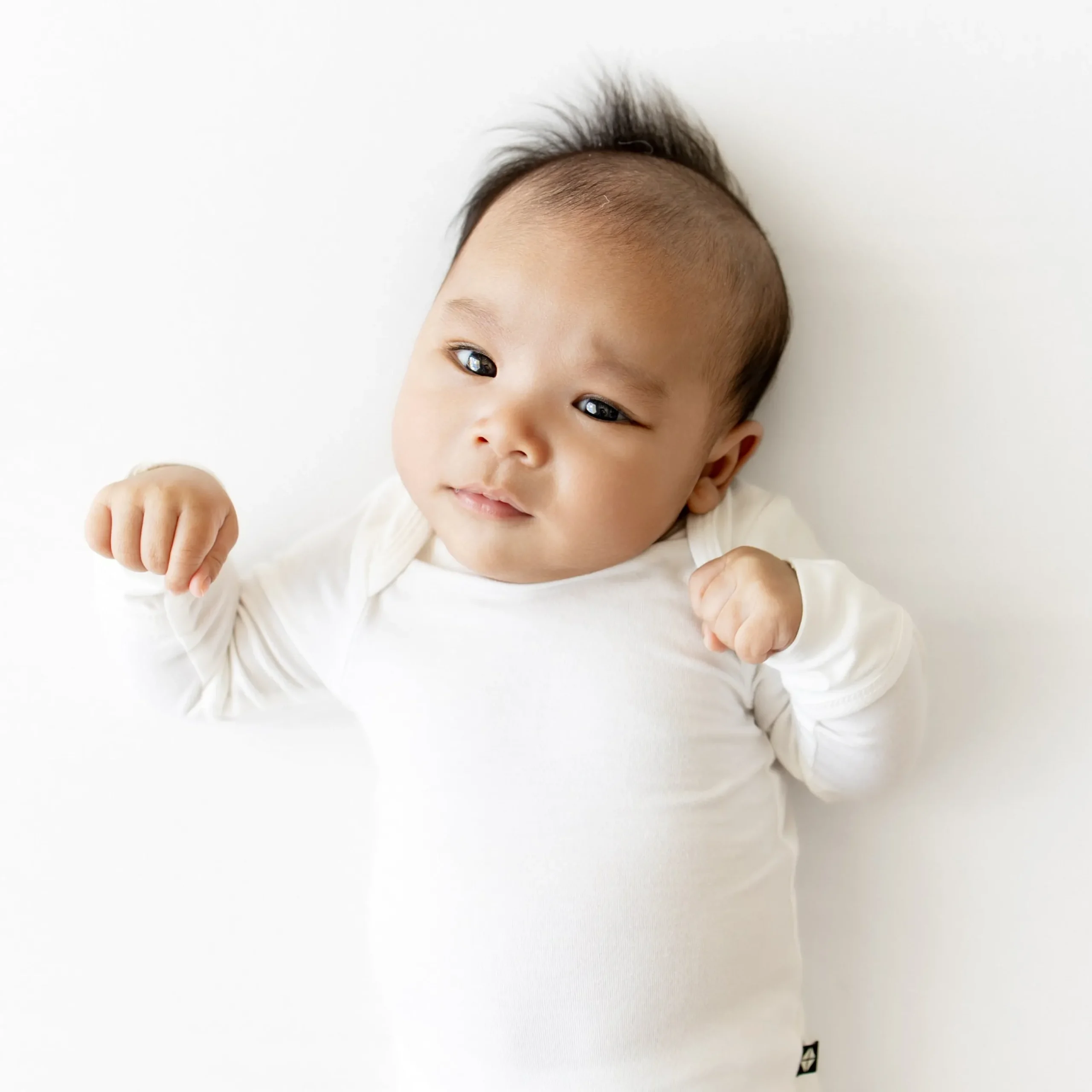 Kyte Baby Long Sleeve Bodysuit in Cloud