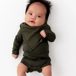Hot Kyte Baby Long Sleeve Bodysuit in Fir