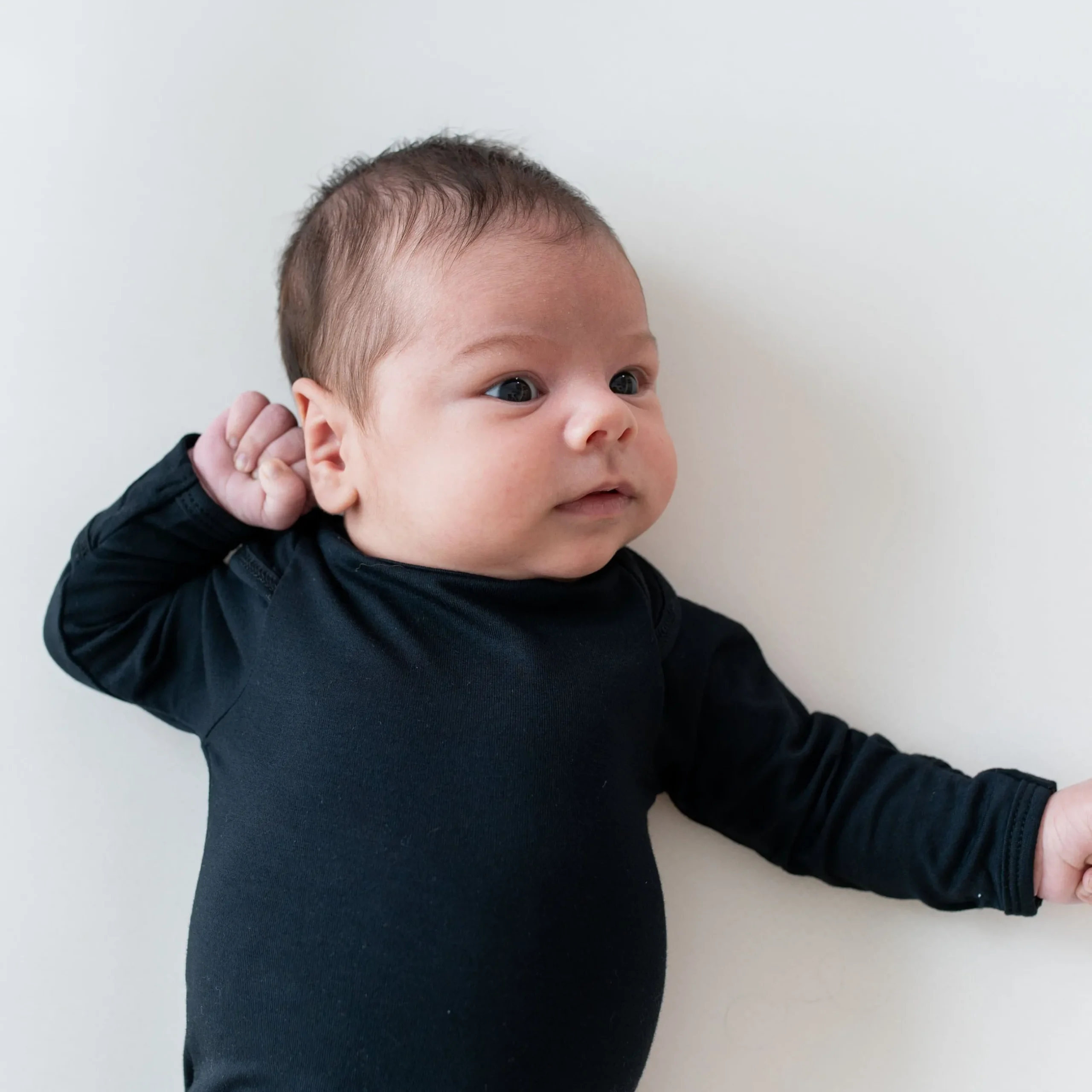 Online Kyte Baby Long Sleeve Bodysuit in Midnight