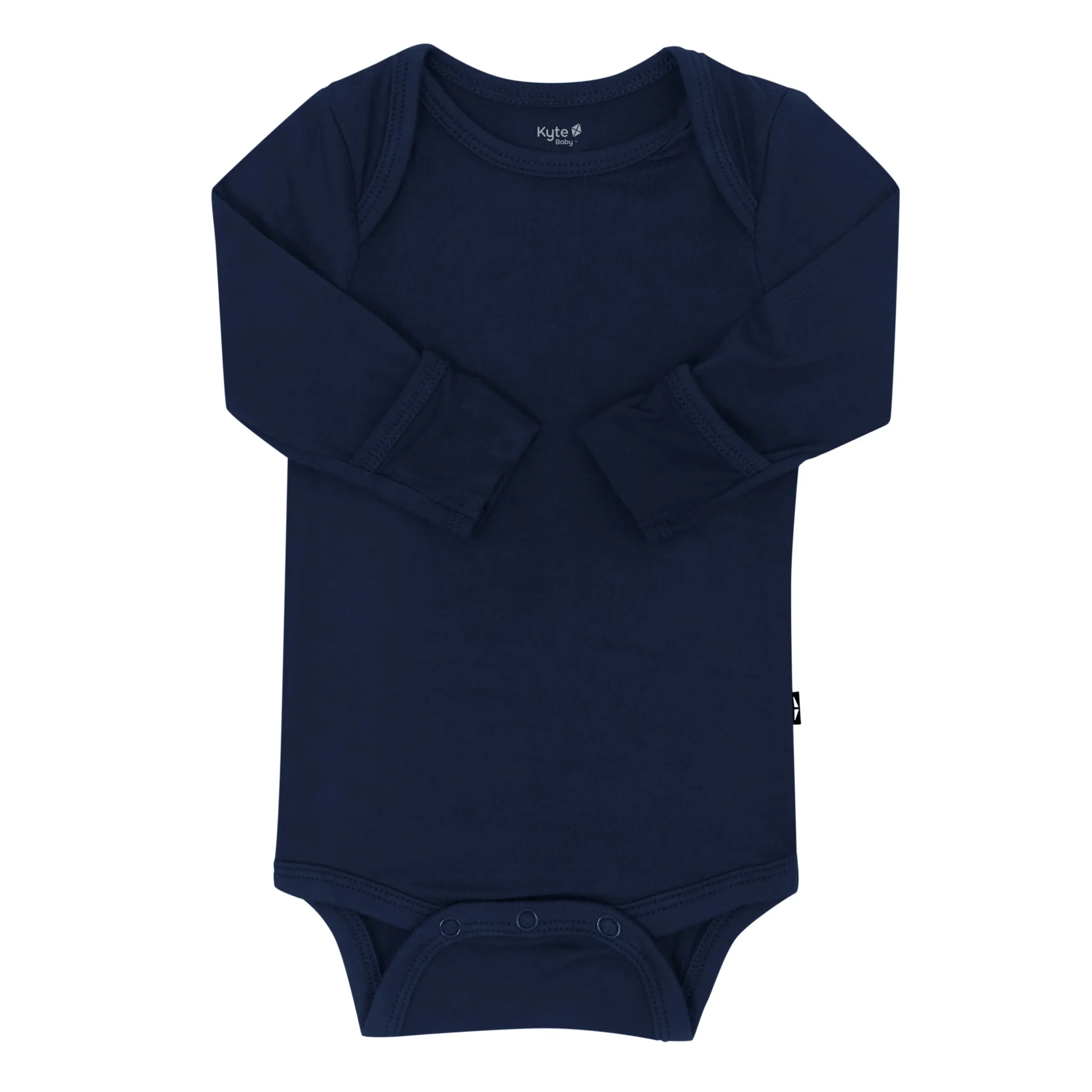Best Kyte Baby Long Sleeve Bodysuit in Navy