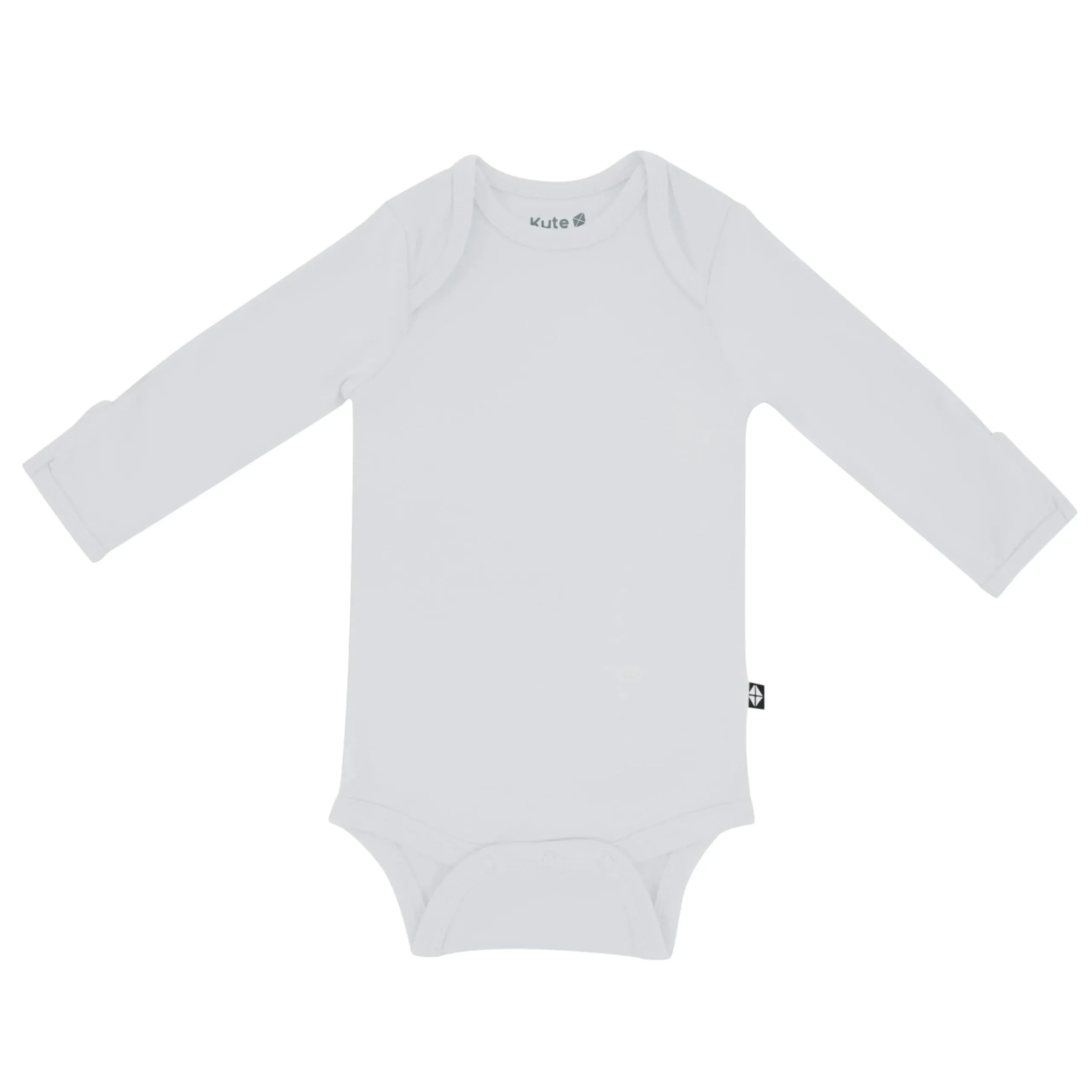Discount Kyte Baby Long Sleeve Bodysuit in Storm