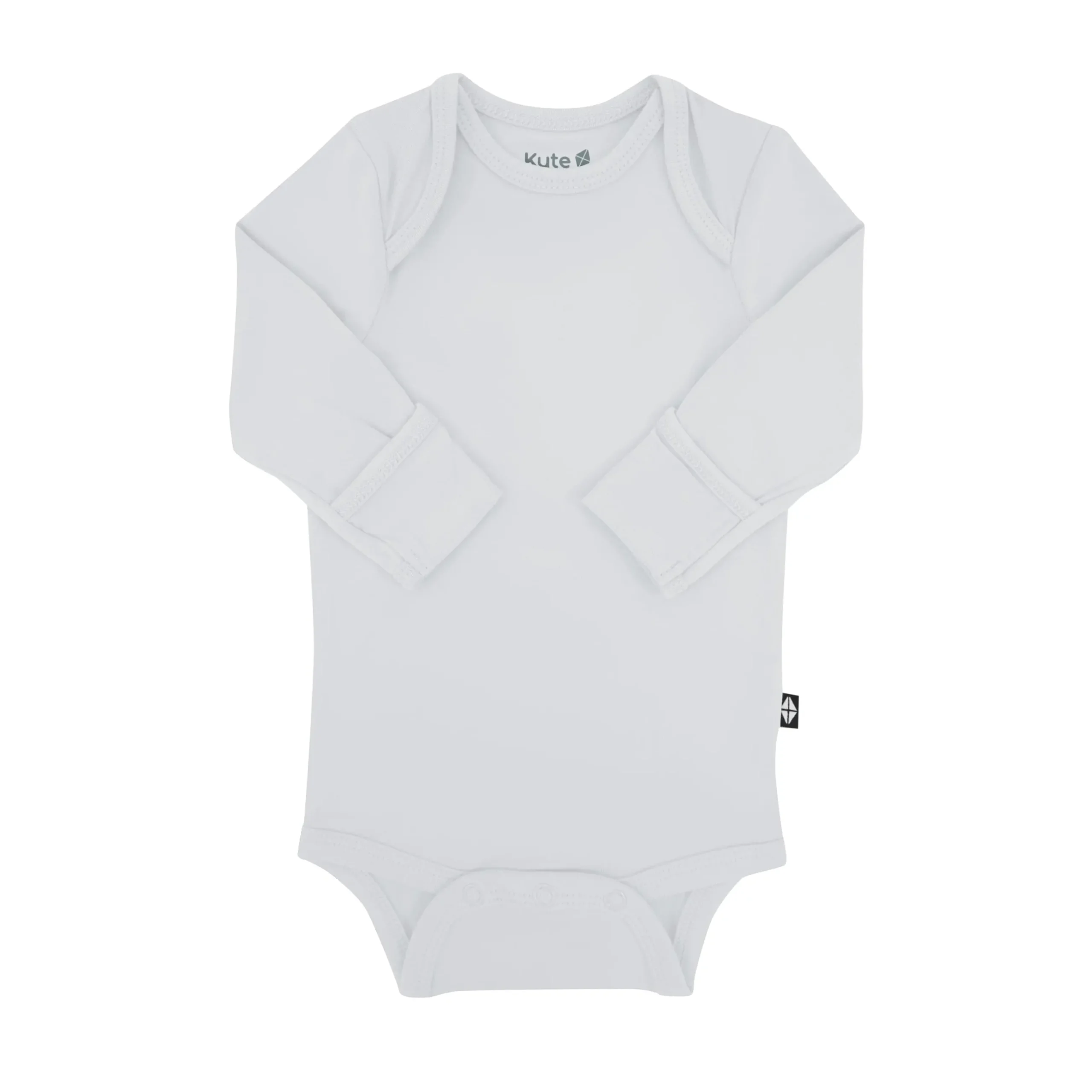 Discount Kyte Baby Long Sleeve Bodysuit in Storm