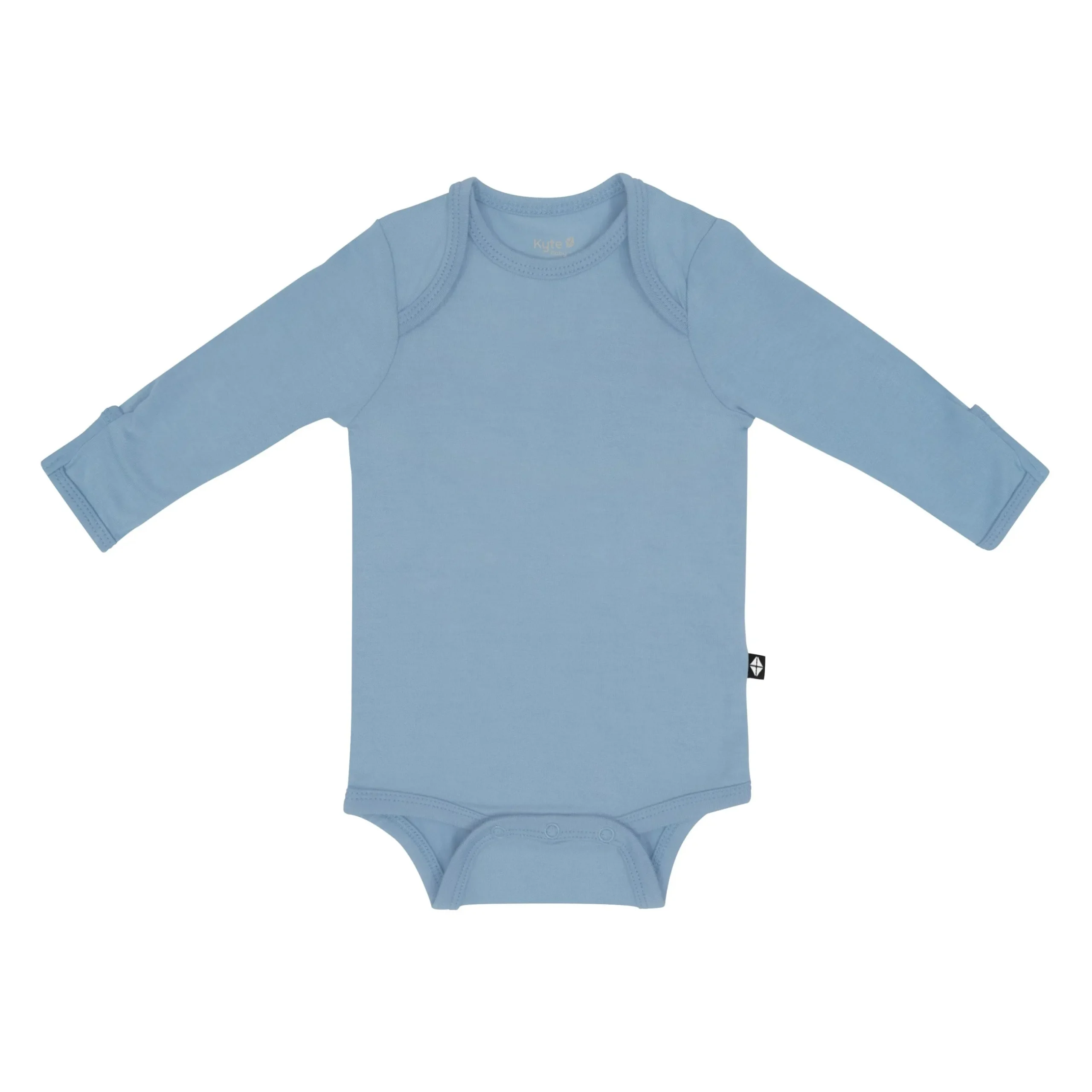 Best Kyte Baby Long Sleeve Bodysuit in Slate