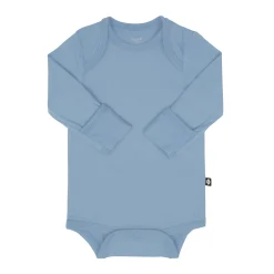 Best Kyte Baby Long Sleeve Bodysuit in Slate