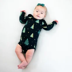Online Kyte Baby Long Sleeve Bodysuit in Twinkle Tree
