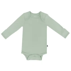 Sale Kyte Baby Long Sleeve Bodysuit in Thyme
