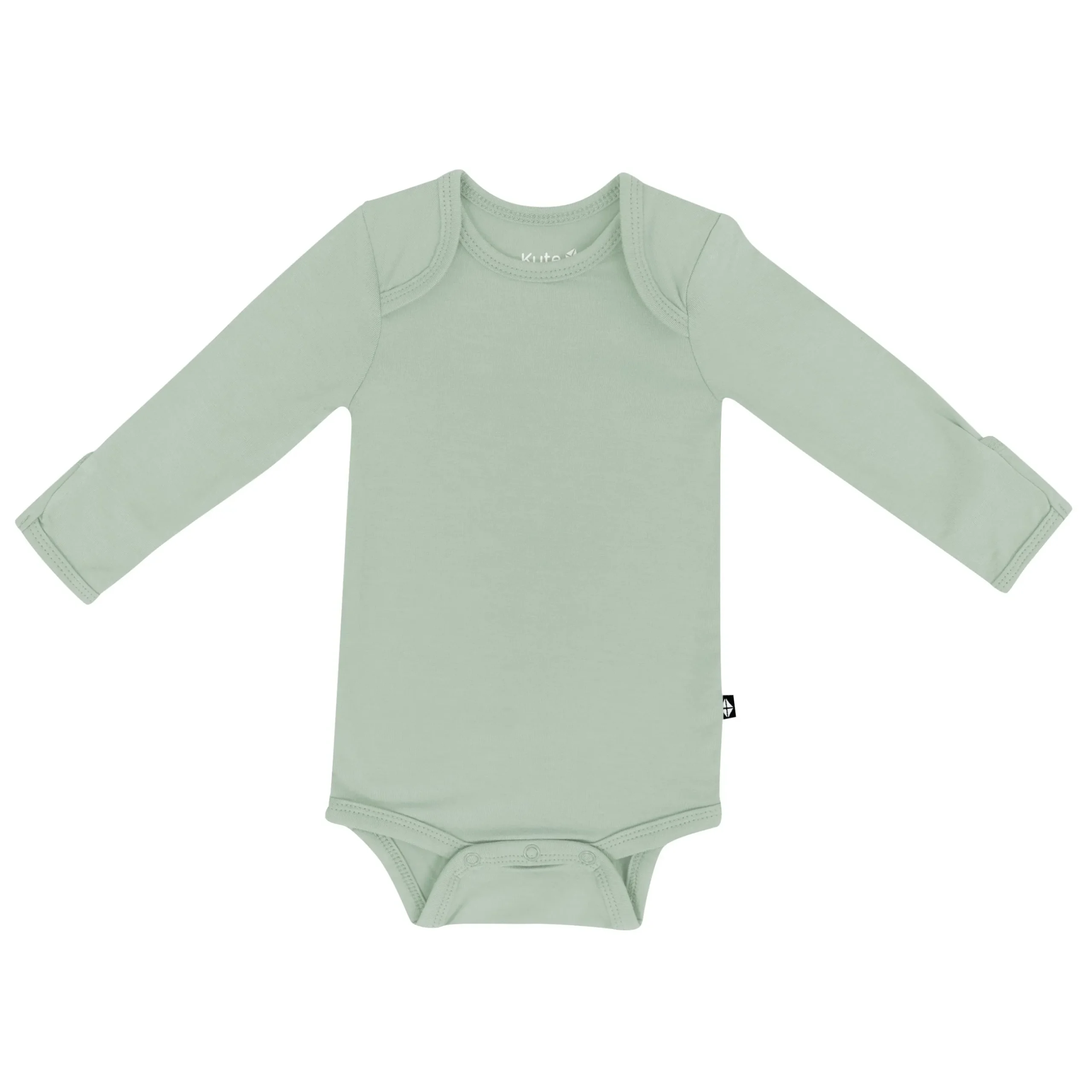 Sale Kyte Baby Long Sleeve Bodysuit in Thyme