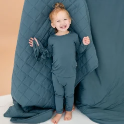 Online Kyte Baby Long Sleeve Pajamas in Atlantic