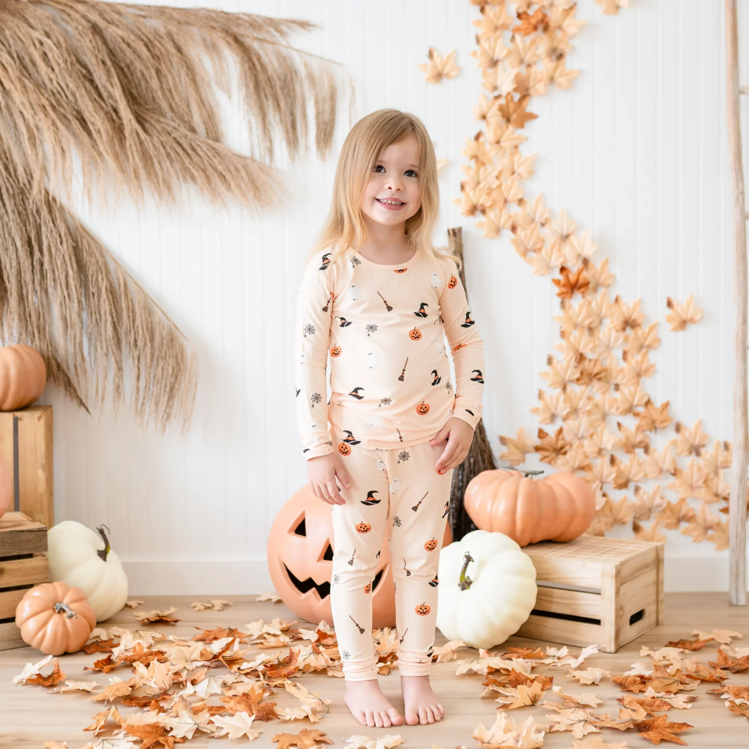 New Kyte Baby Long Sleeve Pajamas in Bewitched