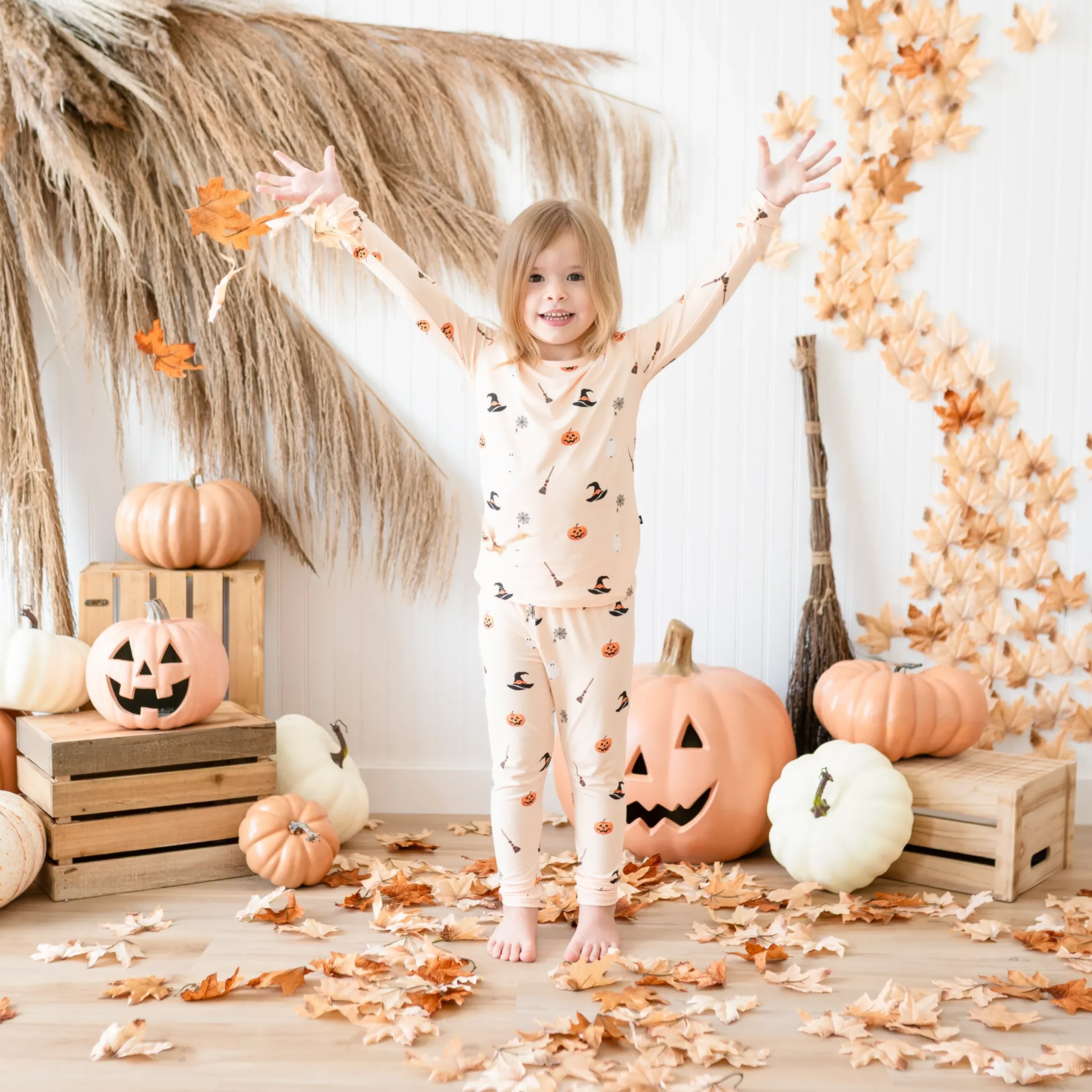 New Kyte Baby Long Sleeve Pajamas in Bewitched