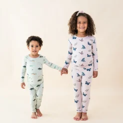 Discount Kyte Baby Long Sleeve Pajamas in Blush Butterfly