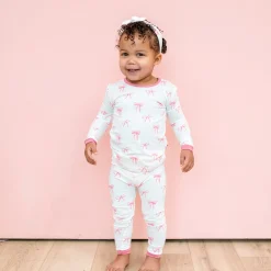 Outlet Kyte Baby Long Sleeve Pajamas in Bow