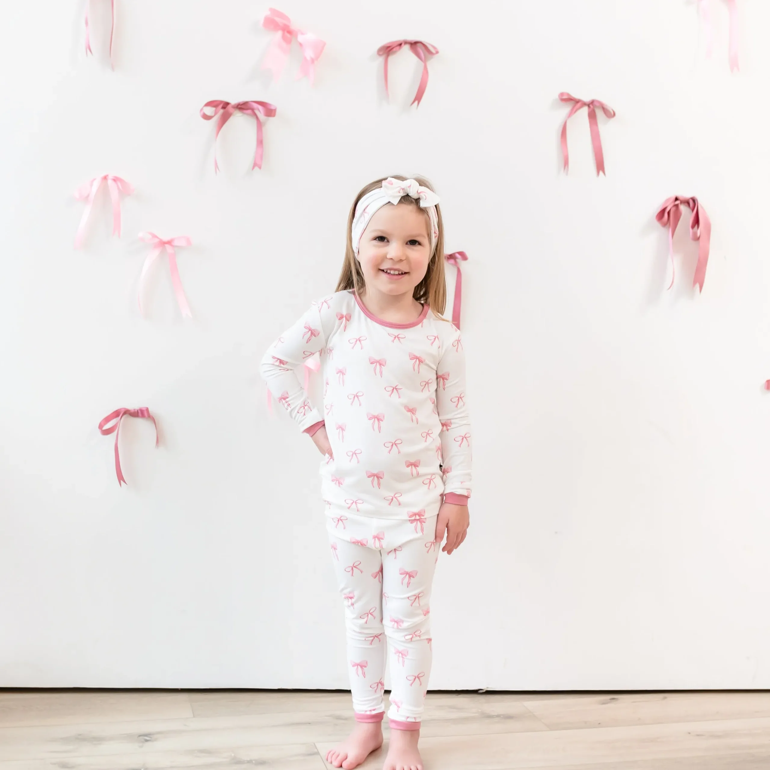 Outlet Kyte Baby Long Sleeve Pajamas in Bow
