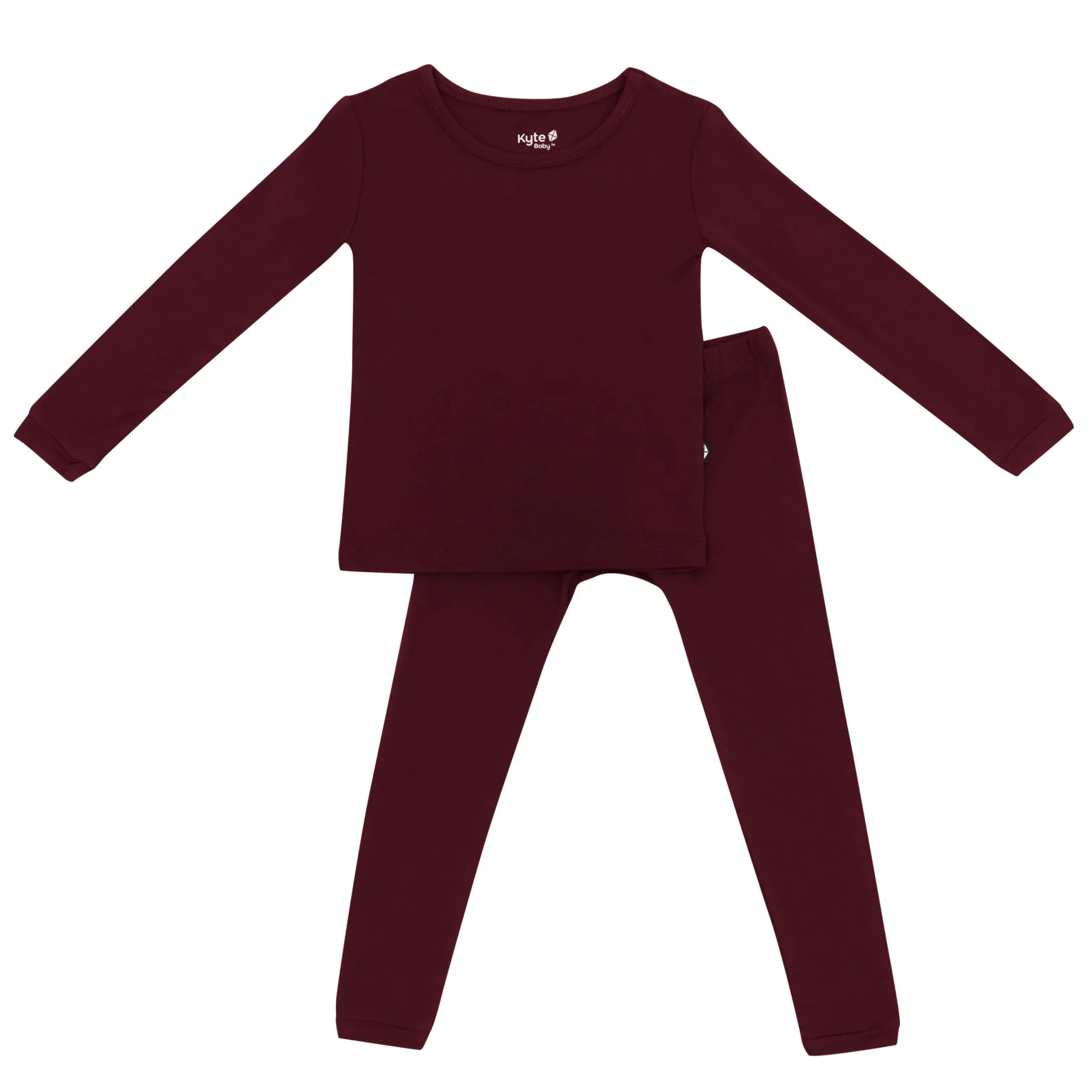 Hot Kyte Baby Long Sleeve Pajamas in Burgundy
