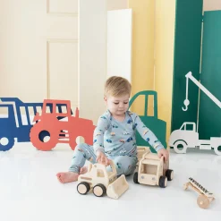 Sale Kyte Baby Long Sleeve Pajamas in Construction