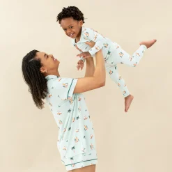 New Kyte Baby Long Sleeve Pajamas in Dew Surf