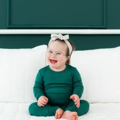 Clearance Kyte Baby Long Sleeve Pajamas in Emerald