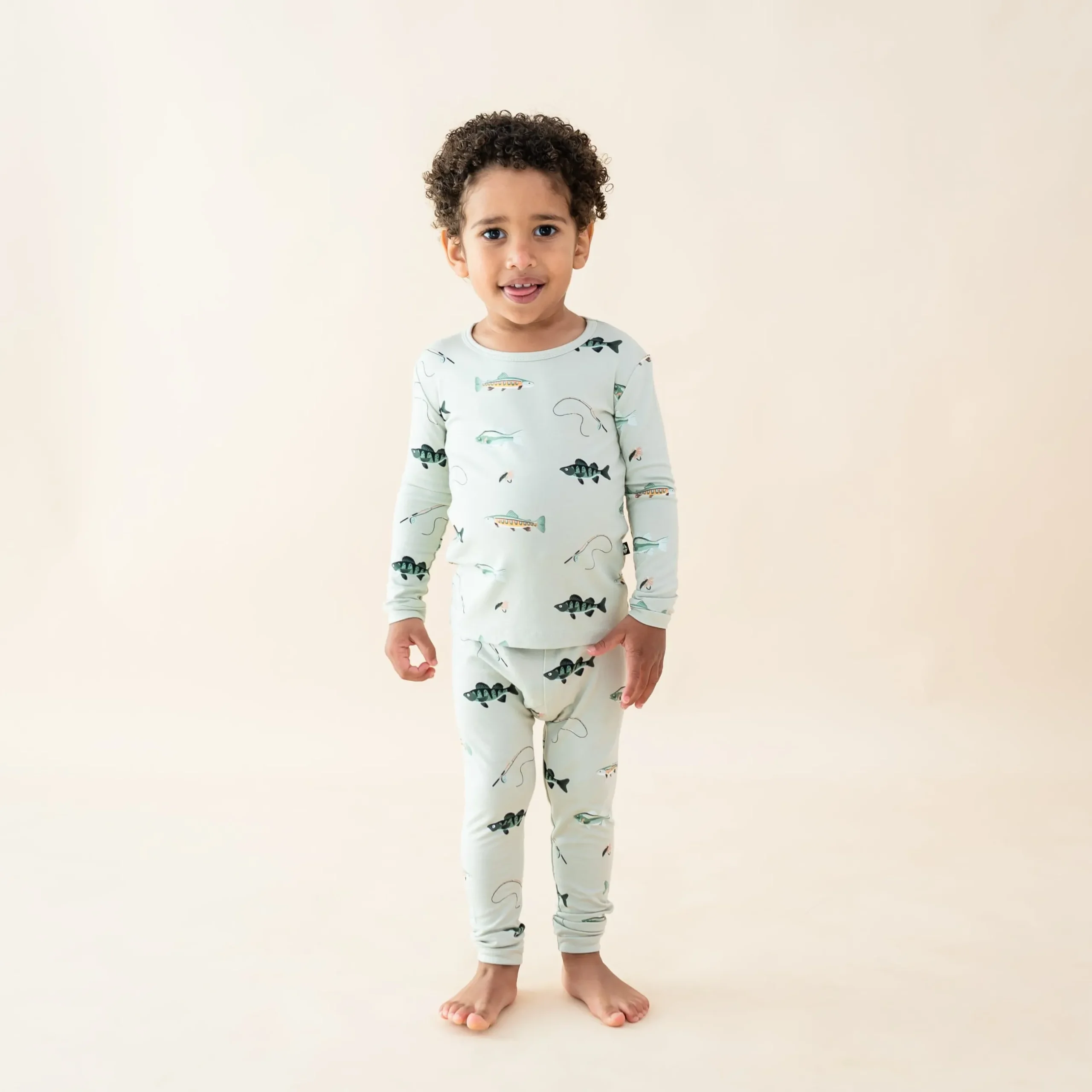 Discount Kyte Baby Long Sleeve Pajamas in Fishing