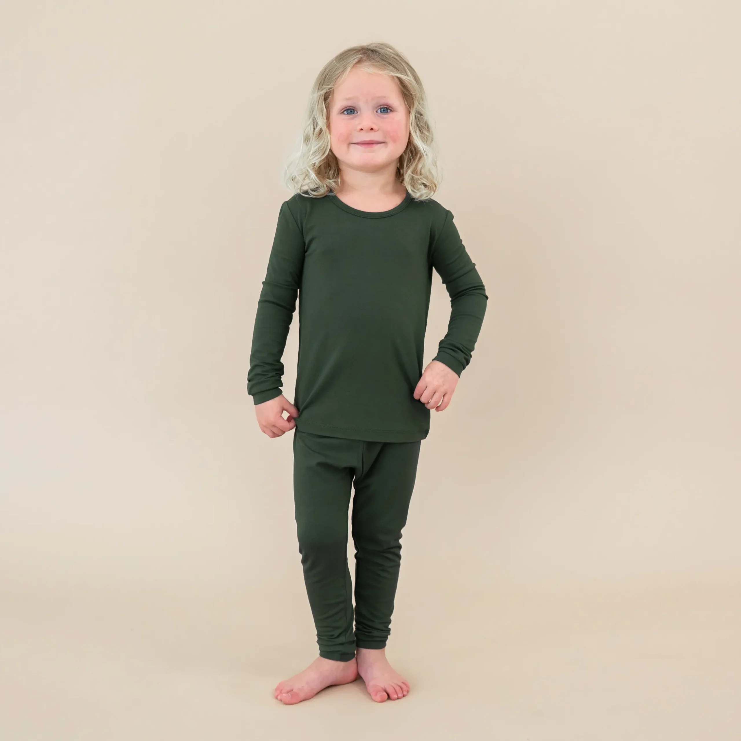 Kyte Baby Long Sleeve Pajamas in Fir