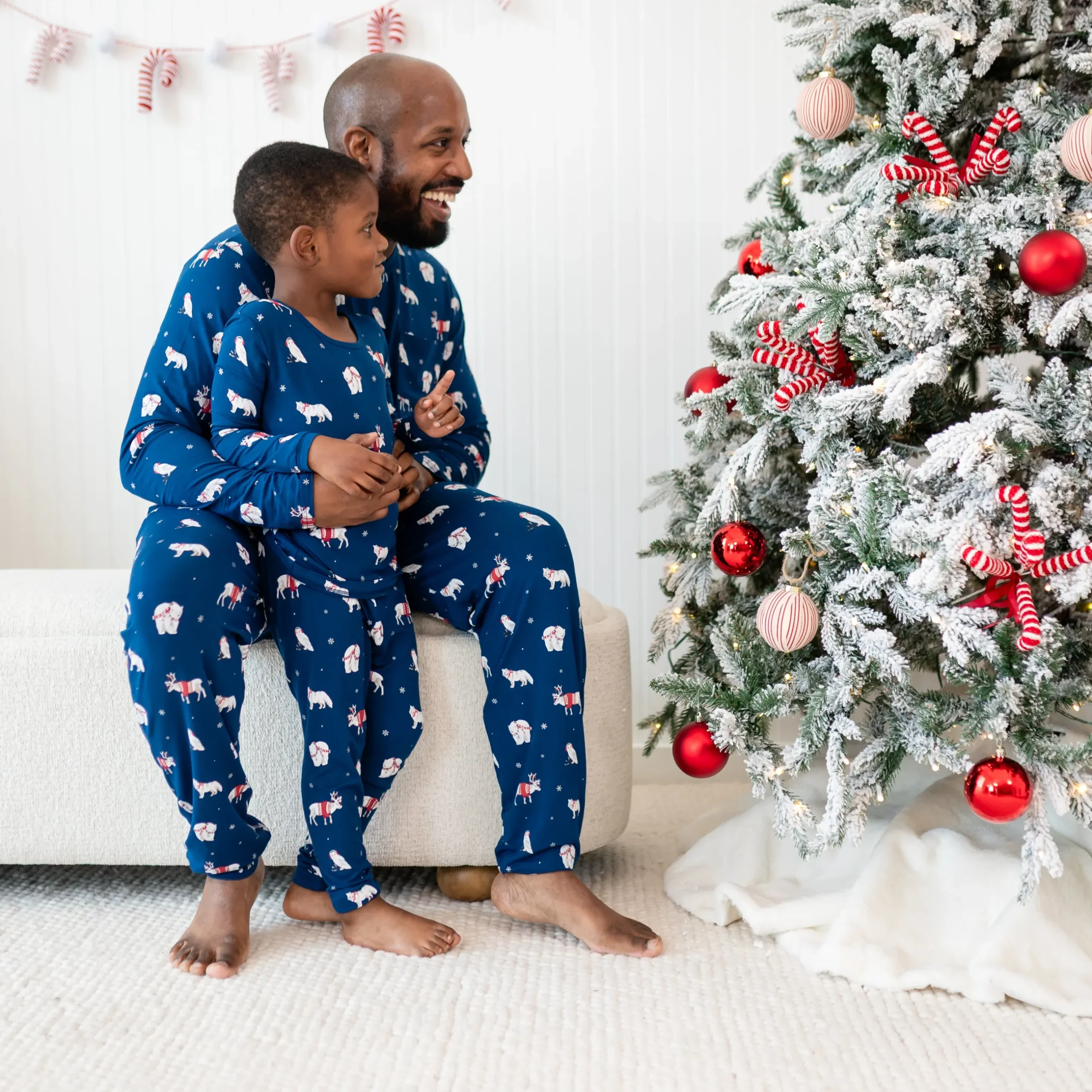 Clearance Kyte Baby Long Sleeve Pajamas in Frosty Friends