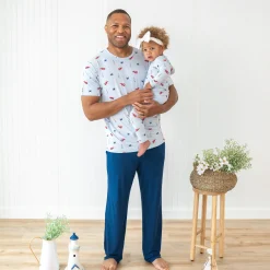Hot Kyte Baby Long Sleeve Pajamas in Harbor