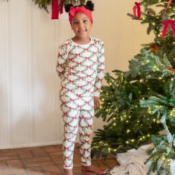 Discount Kyte Baby Long Sleeve Pajamas in Holiday Bow