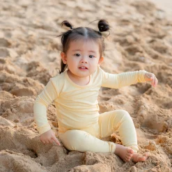 Hot Kyte Baby Long Sleeve Pajamas in Lilikoi