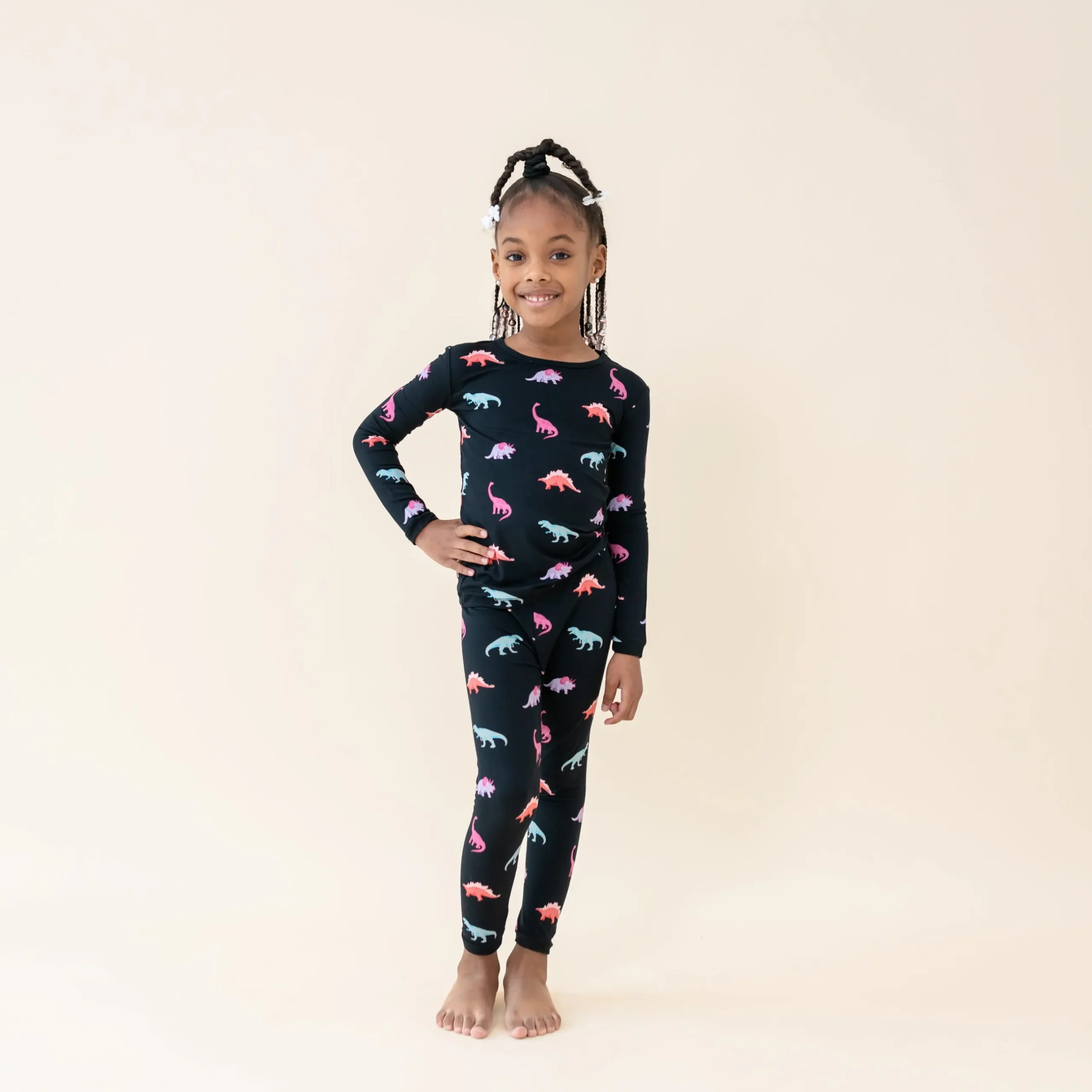 Outlet Kyte Baby Long Sleeve Pajamas in Midnight Roar