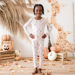 Sale Kyte Baby Long Sleeve Pajamas in Pastel Ghost