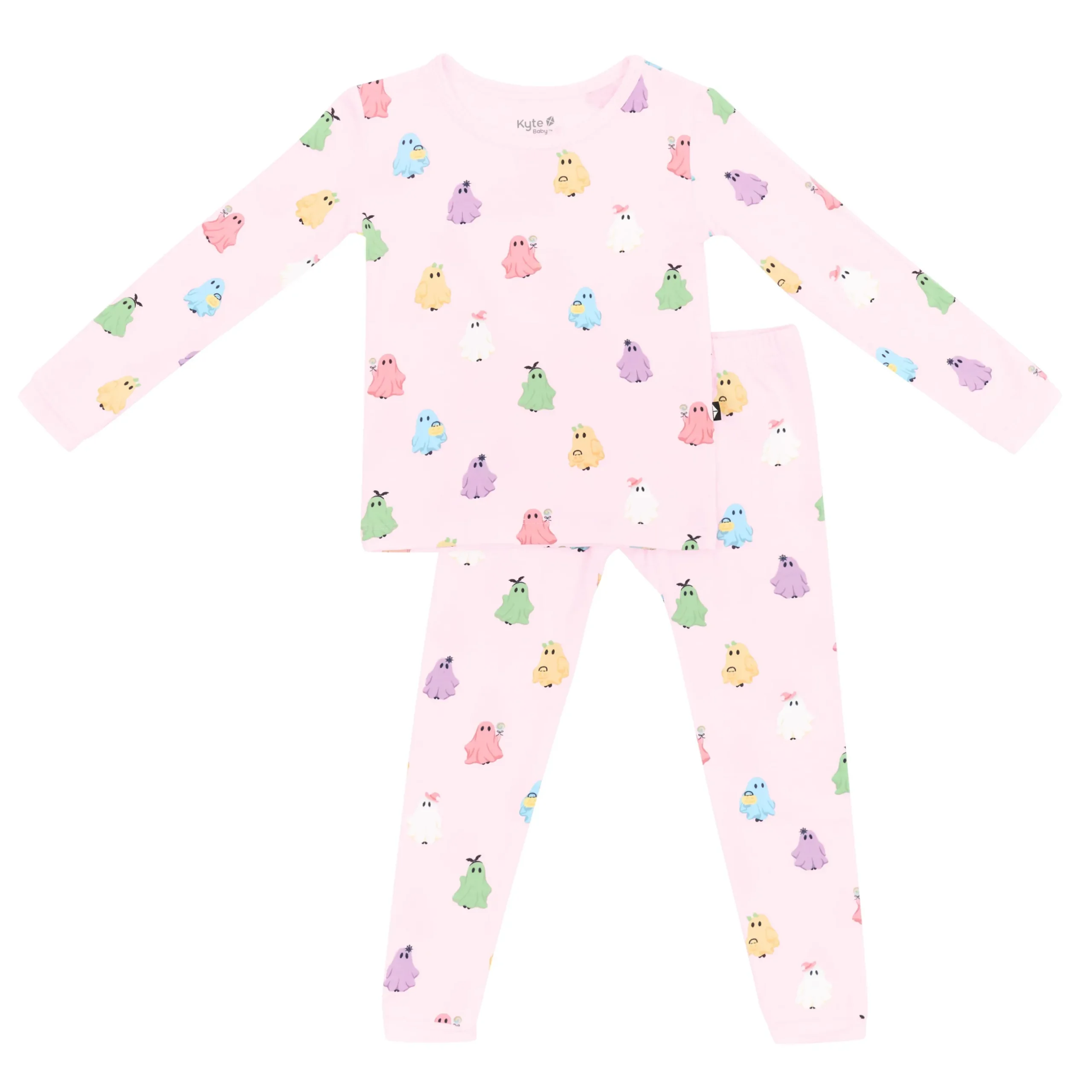 Sale Kyte Baby Long Sleeve Pajamas in Pastel Ghost